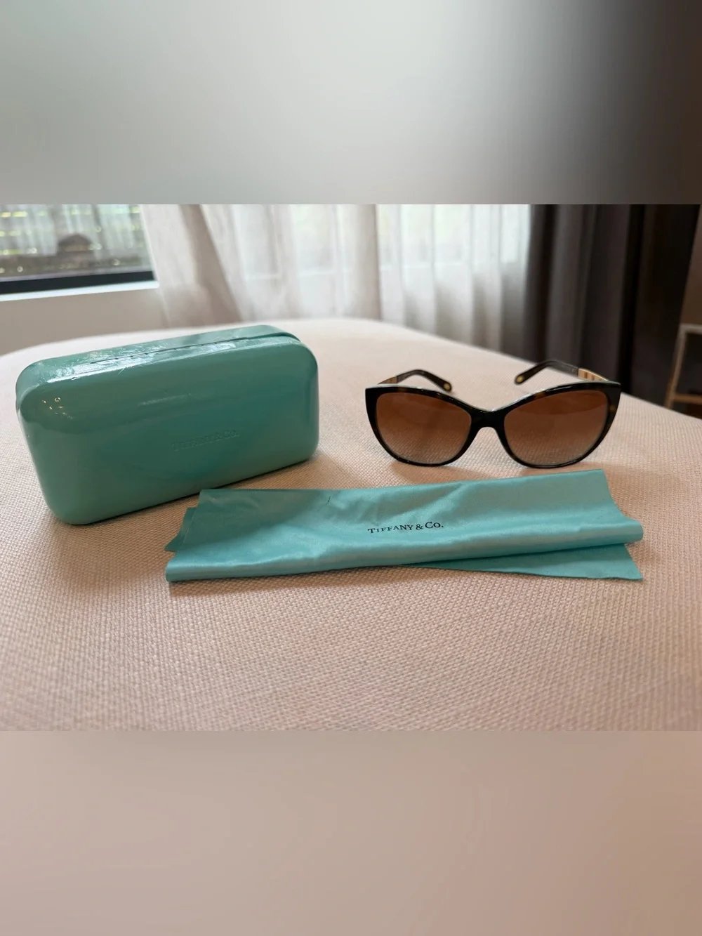 Tiffany & Co. Women’s Tortoiseshell Cat Eye Sunglasses
